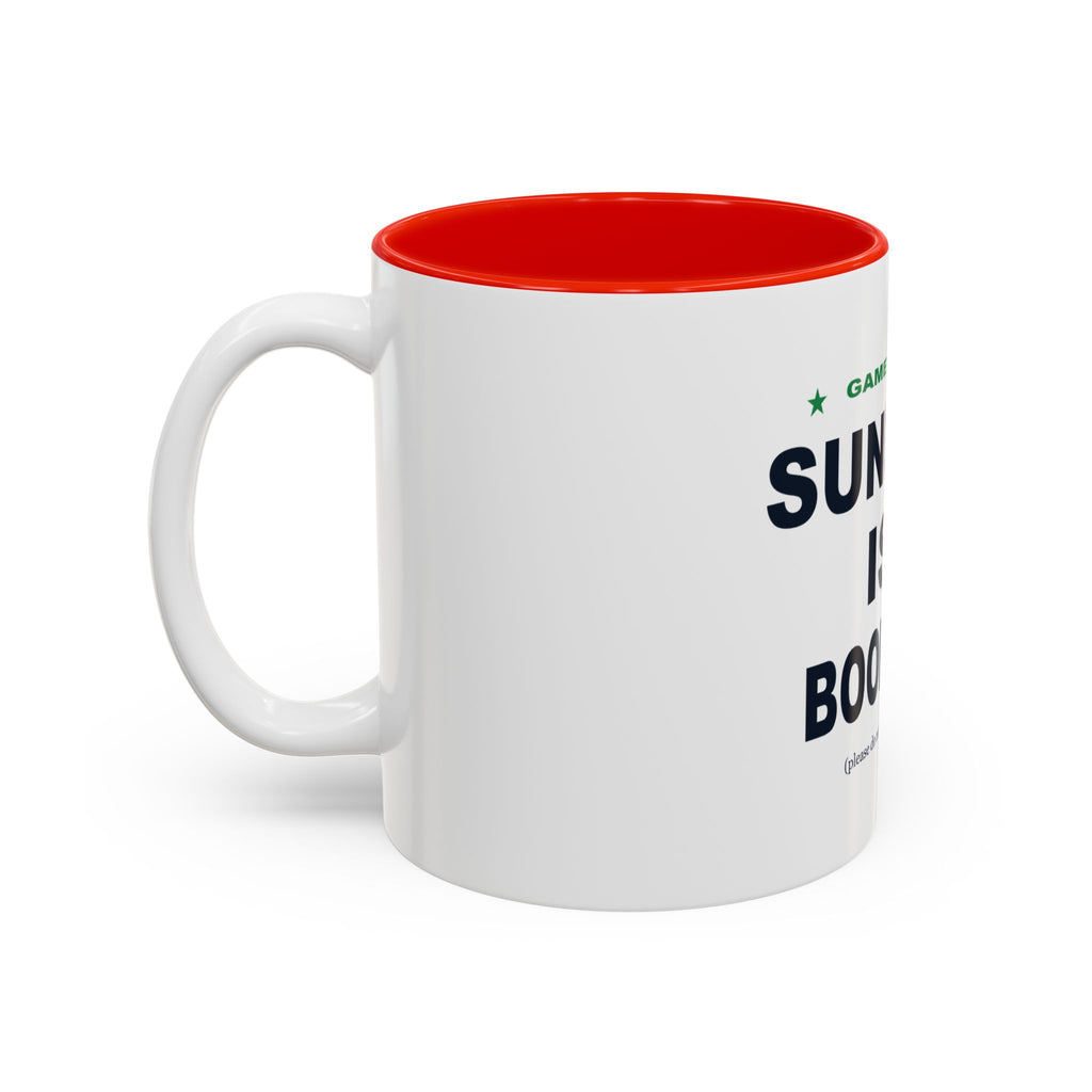 Sunday Is Booked Two-Tone Mug