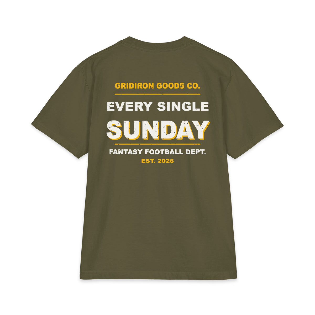 Set My Lineup. Ruined My Sunday. Max Heavyweight Oversized Tee