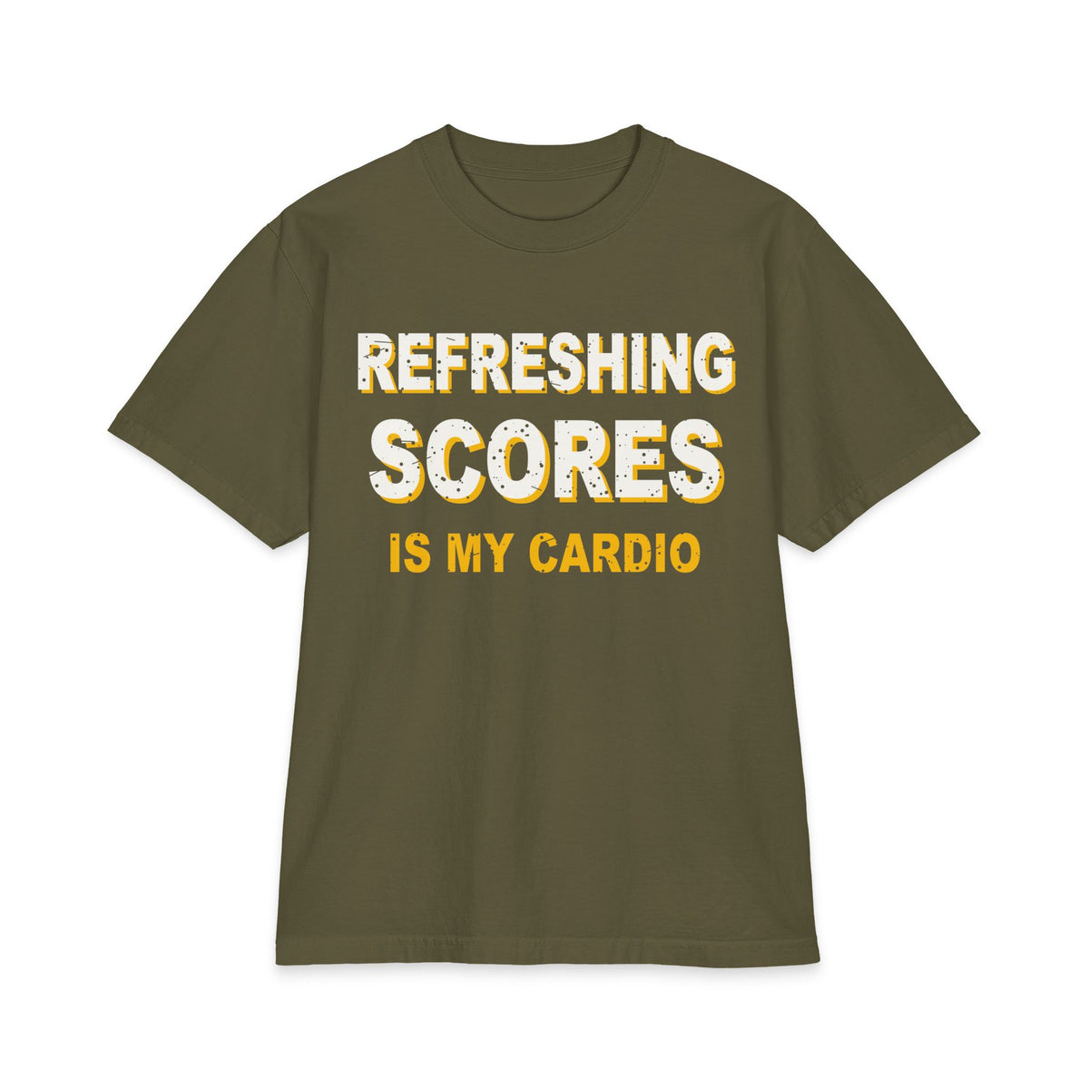 Refreshing Scores Is My Cardio Max Heavyweight Oversized Tee