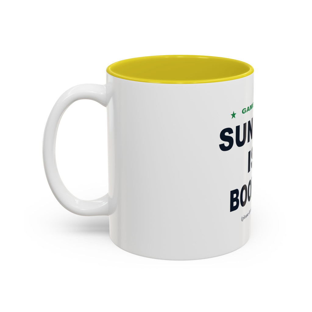 Sunday Is Booked Two-Tone Mug