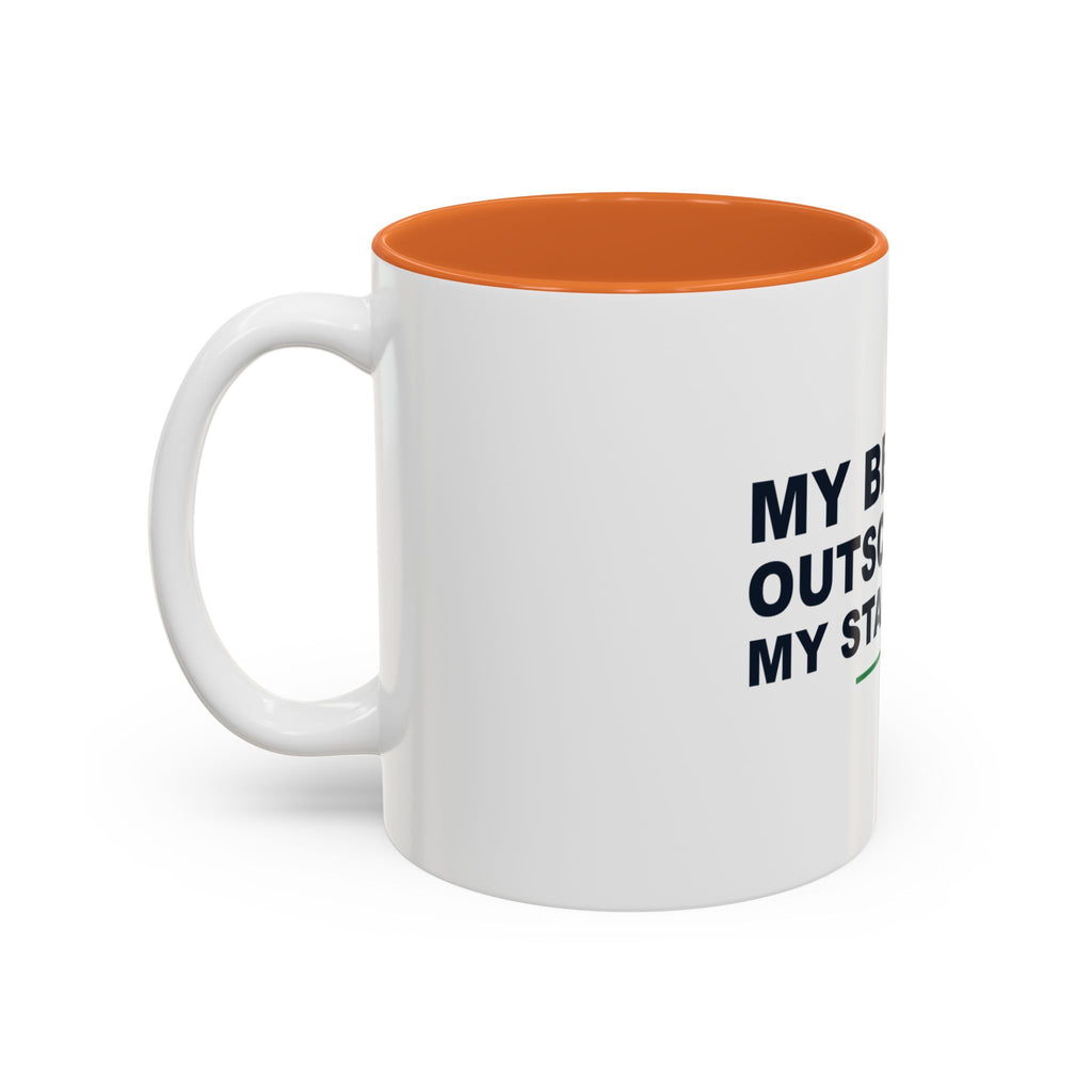 My Bench Outscored My Starters Two-Tone Mug