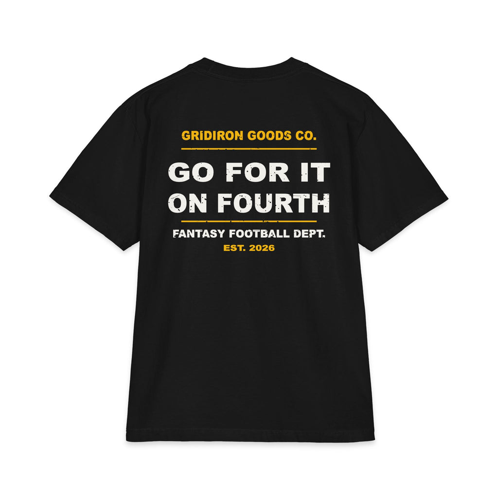 Dad Voice, Fourth Down Edition Max Heavyweight Oversized Tee
