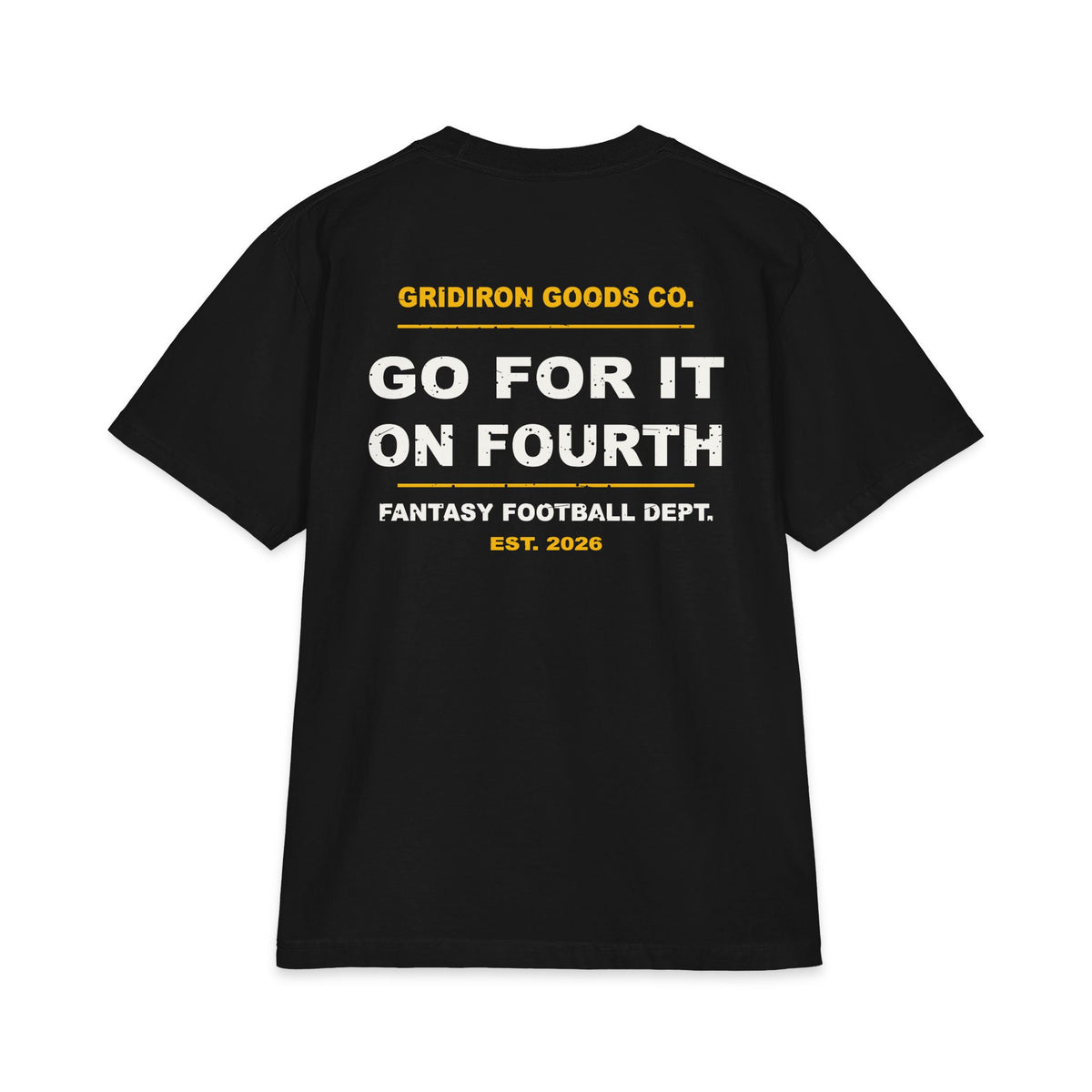 Dad Voice, Fourth Down Edition Max Heavyweight Oversized Tee