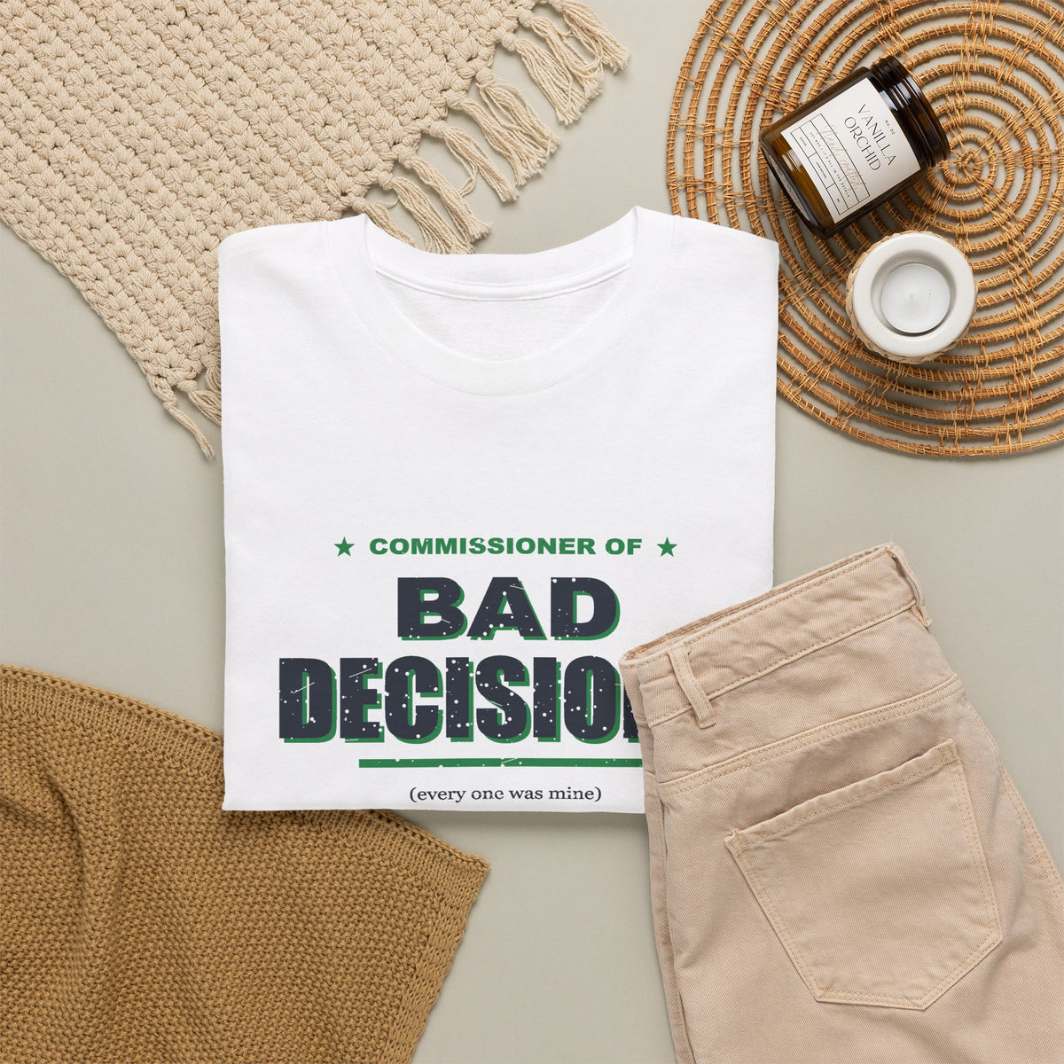 Commissioner Of Bad Decisions T-Shirt