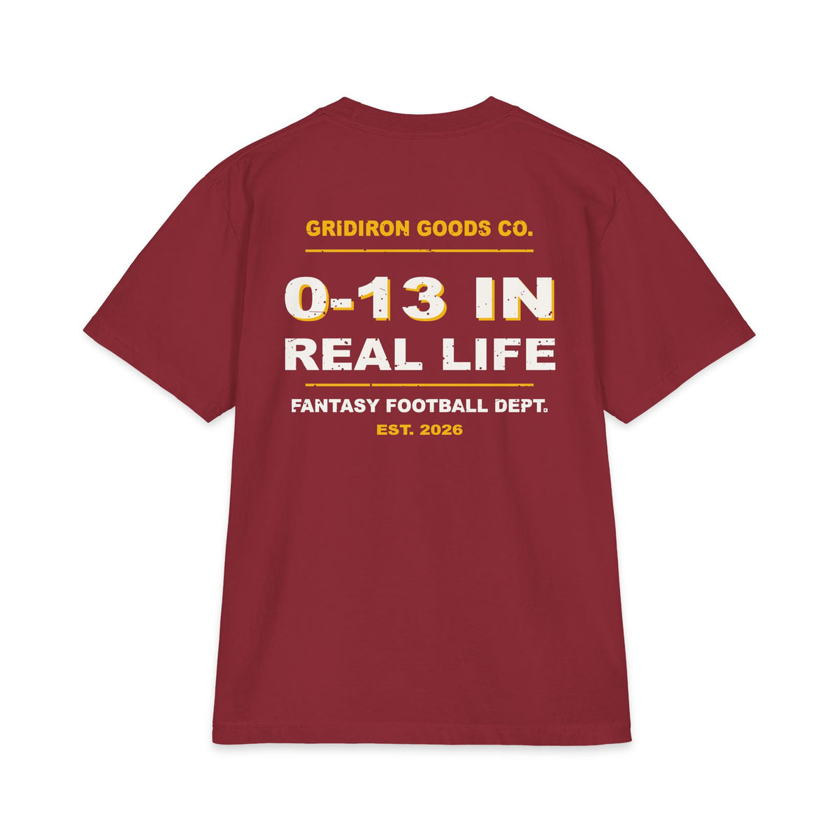 Undefeated In My Head Max Heavyweight Oversized Tee