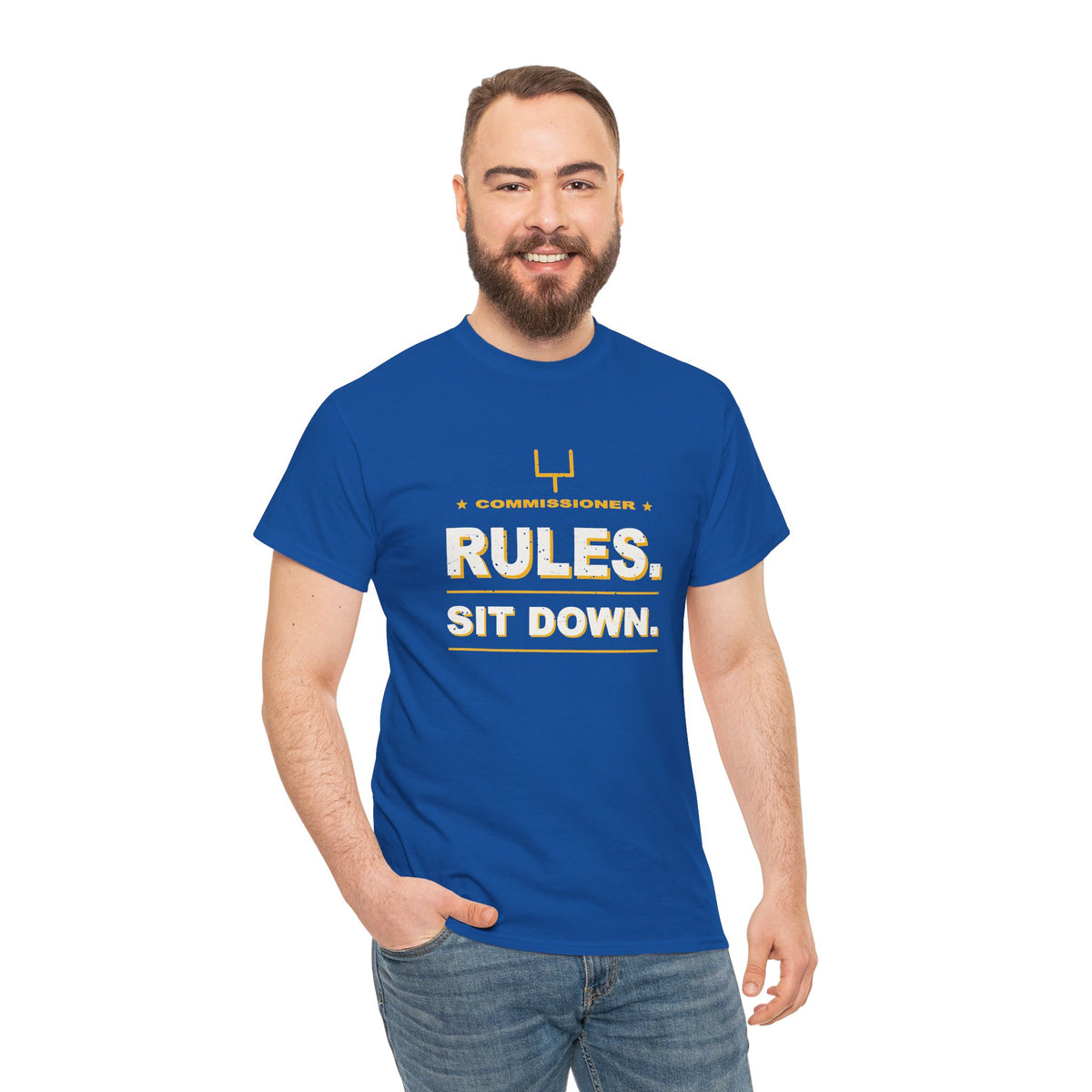 Commissioner Rules. Sit Down. T-Shirt