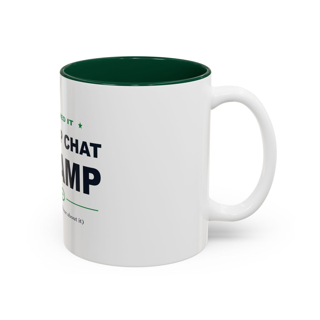 Group Chat Champ Two-Tone Mug