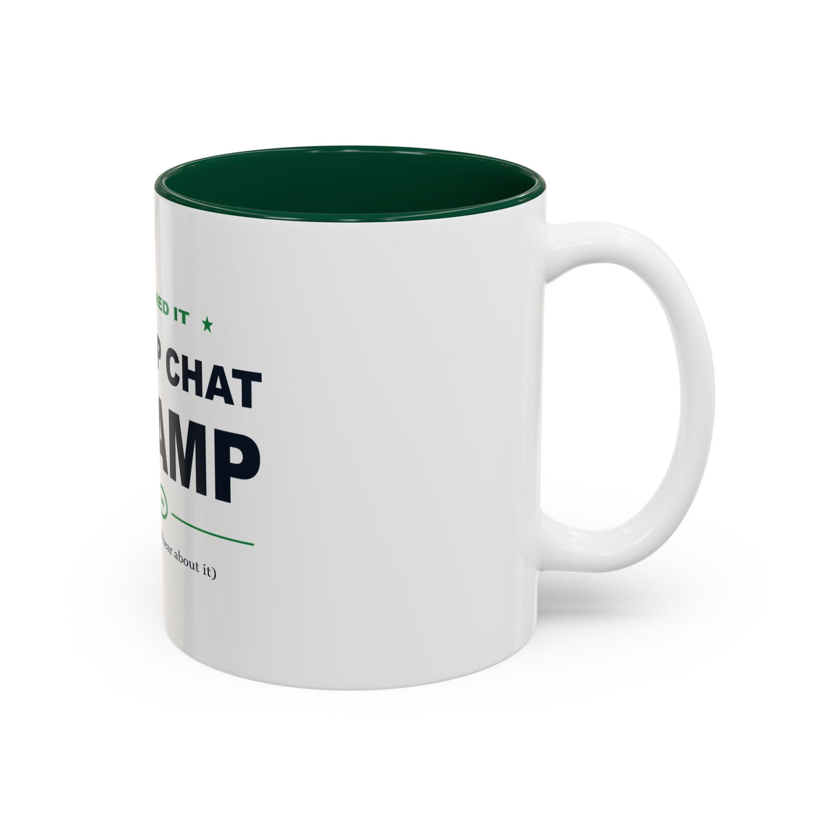 Group Chat Champ Two-Tone Mug