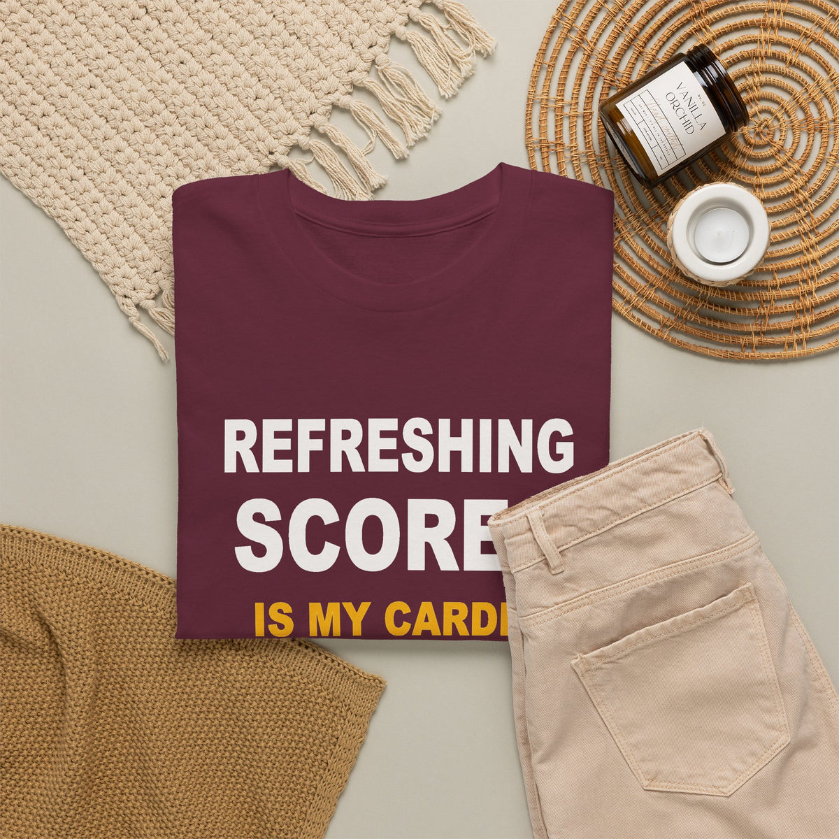 Refreshing Scores Is My Cardio T-Shirt