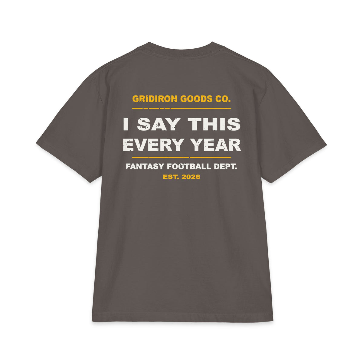 One More Bye Week And I'm Quitting Max Heavyweight Oversized Tee