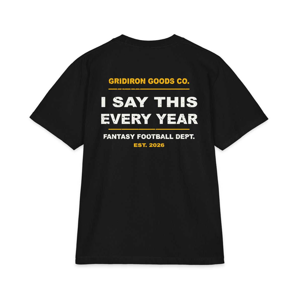 One More Bye Week And I'm Quitting Max Heavyweight Oversized Tee