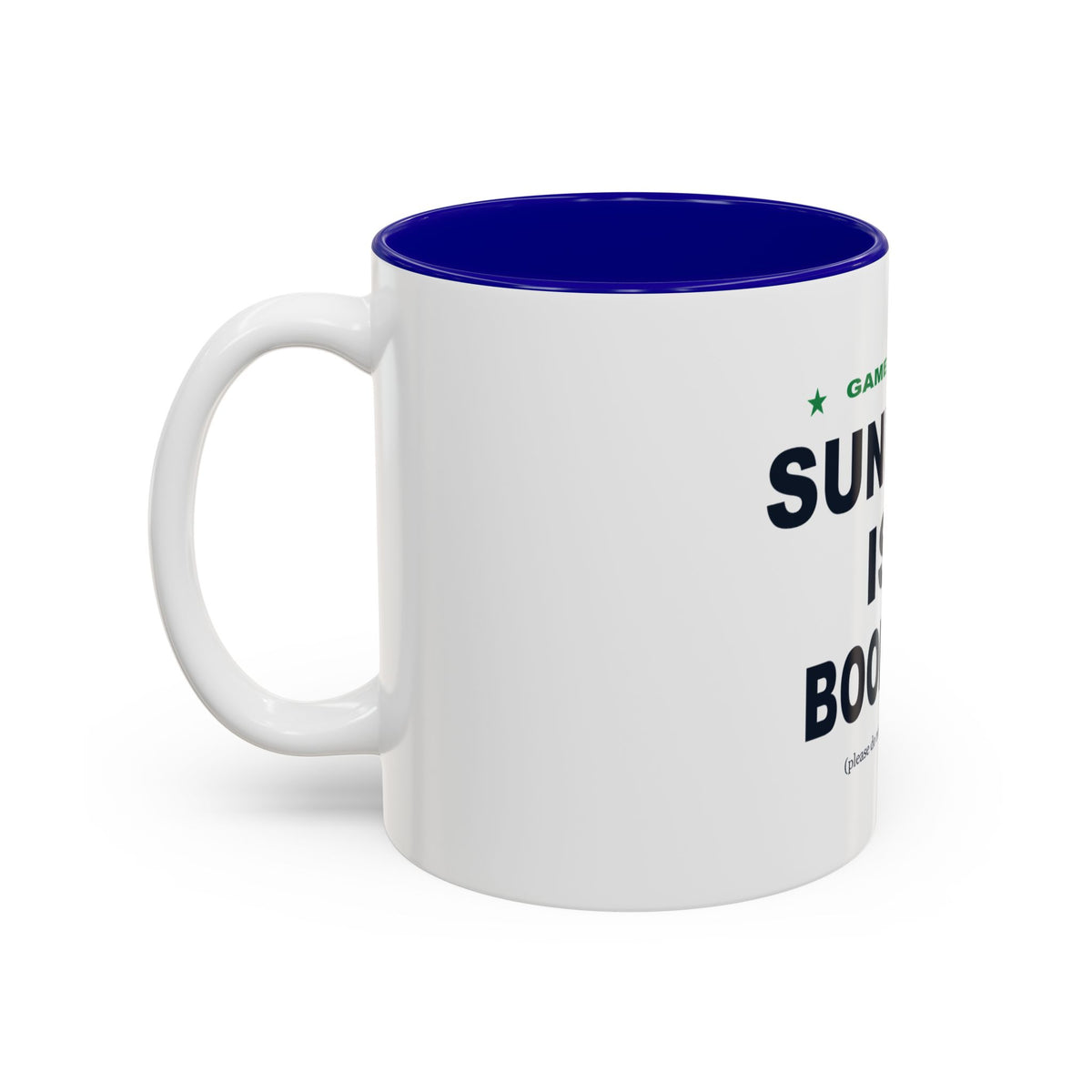 Sunday Is Booked Two-Tone Mug