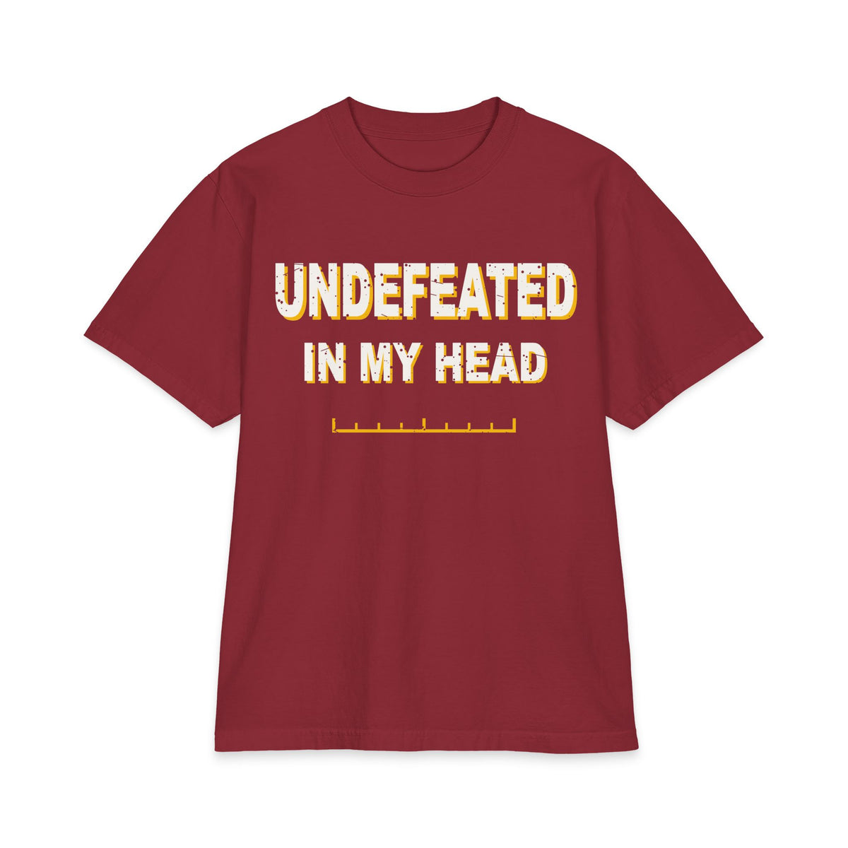 Undefeated In My Head Max Heavyweight Oversized Tee