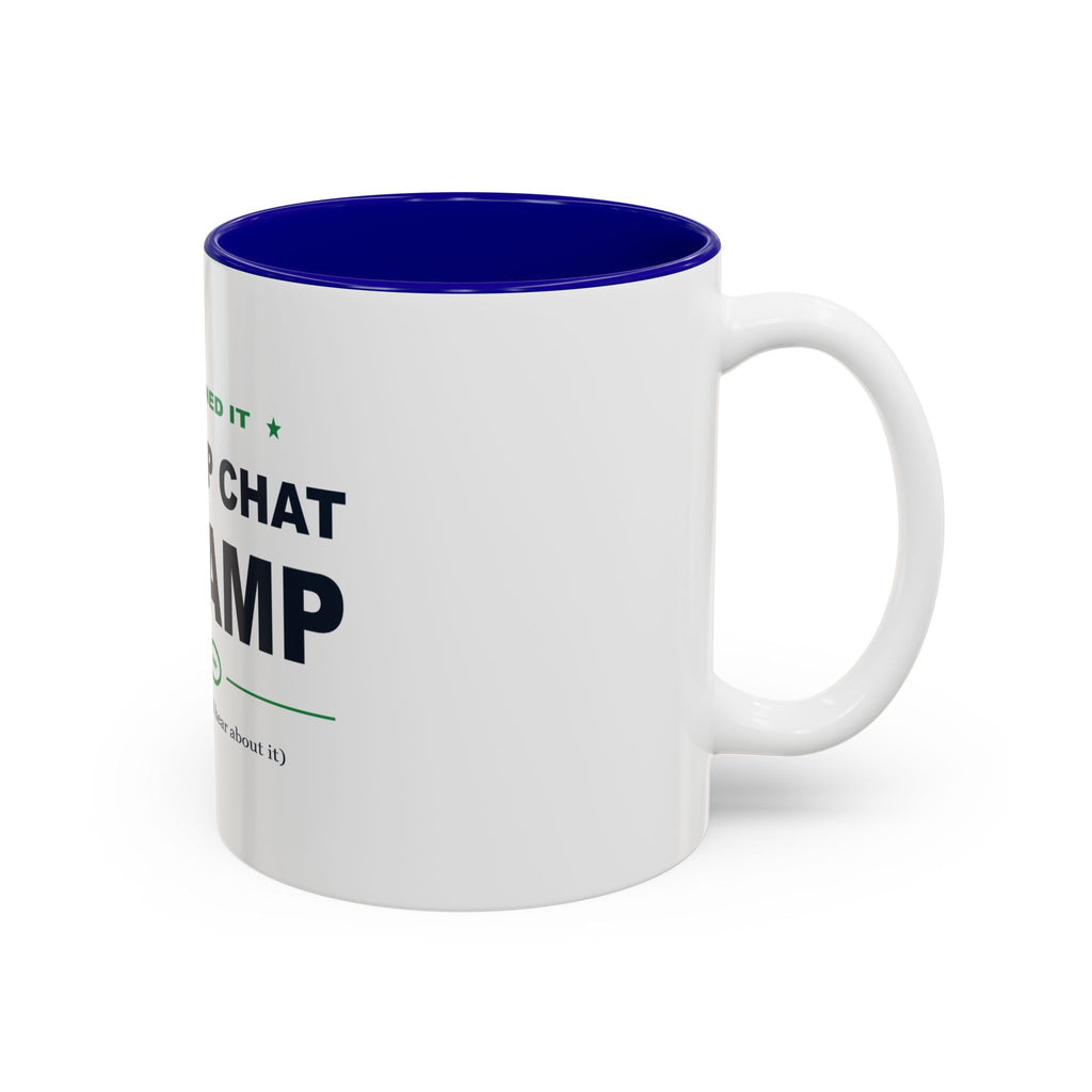 Group Chat Champ Two-Tone Mug