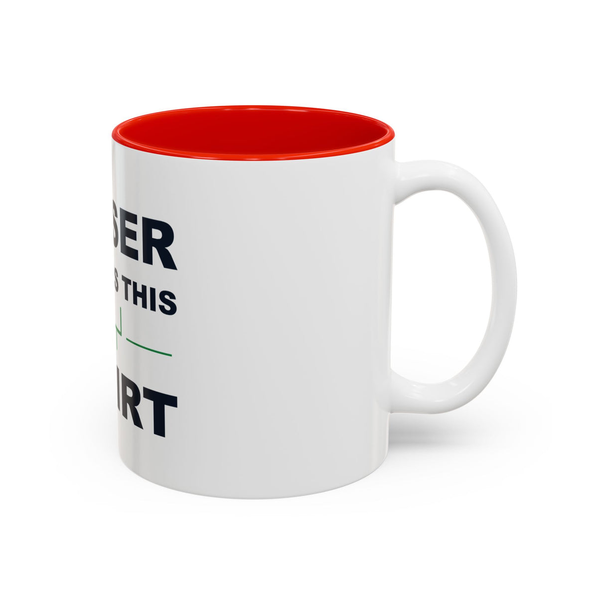 Loser Wears This Shirt Two-Tone Mug