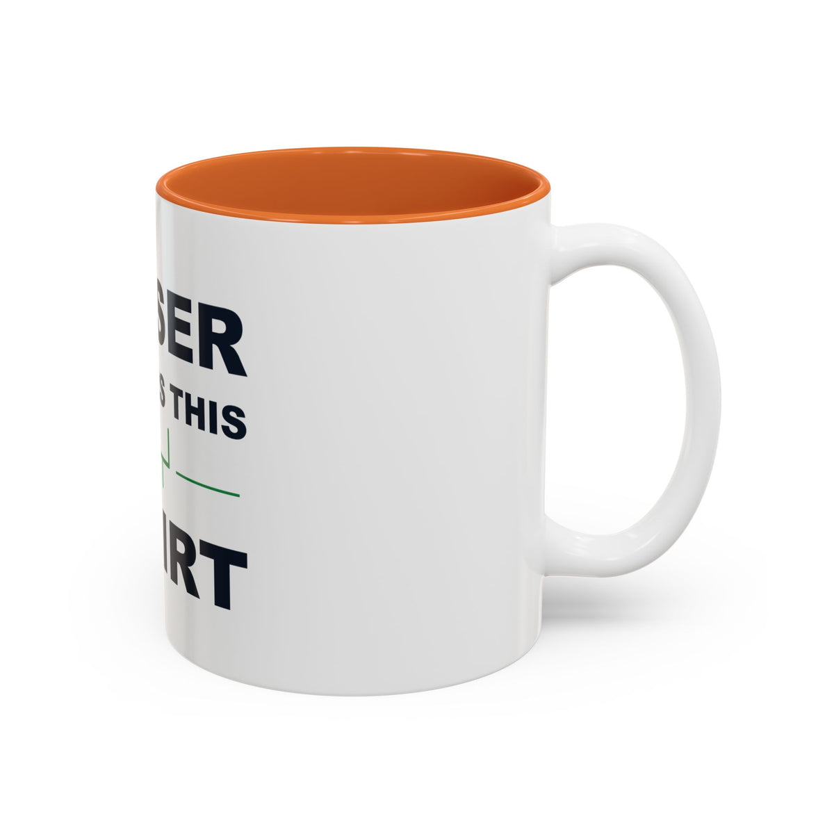 Loser Wears This Shirt Two-Tone Mug