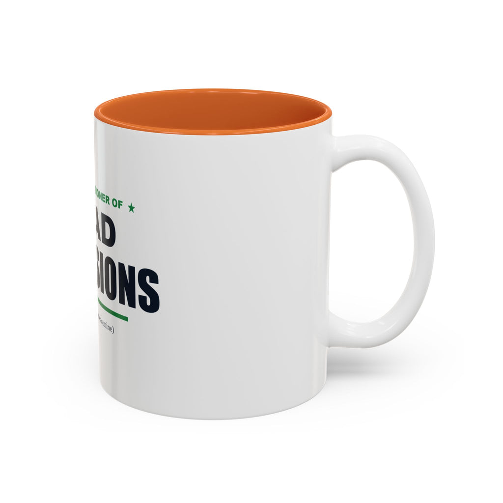 Commissioner Of Bad Decisions Two-Tone Mug
