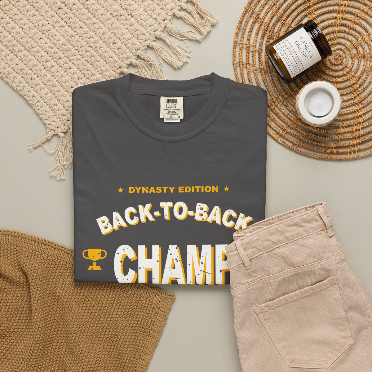 Back-To-Back Champ (In My Dreams) Heavyweight Garment-Dyed Tee