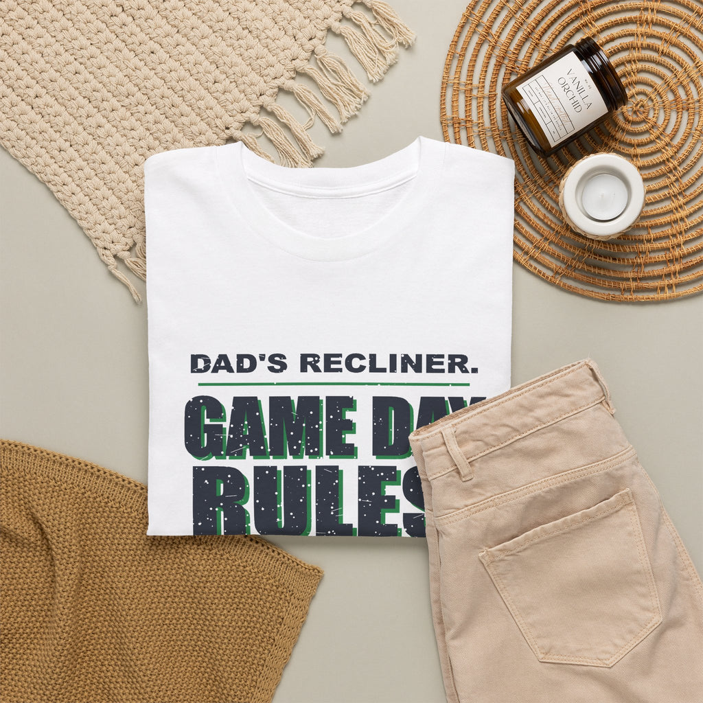 Dad's Recliner. Game Day Rules. T-Shirt