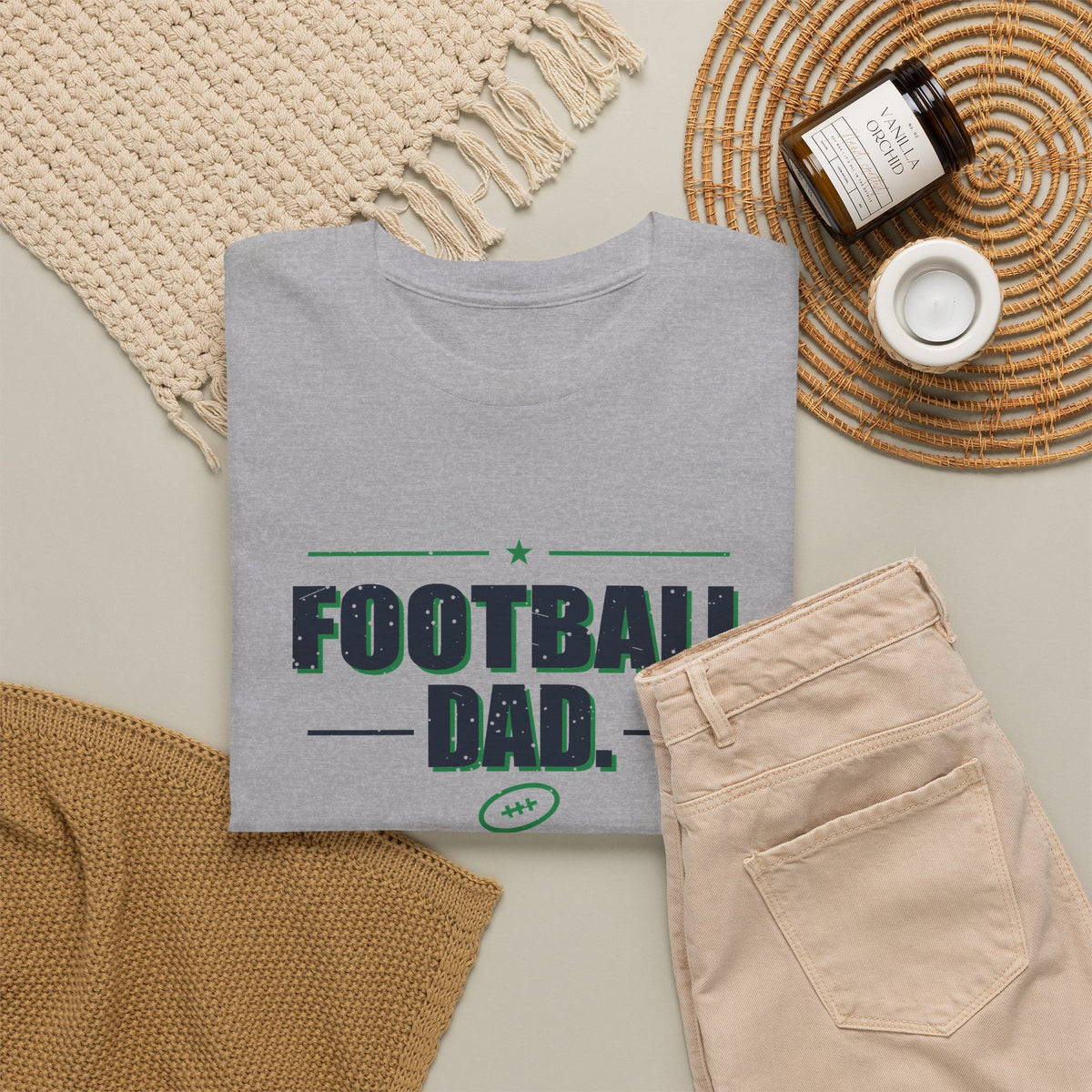 Football Dad. Snack Supervisor. T-Shirt