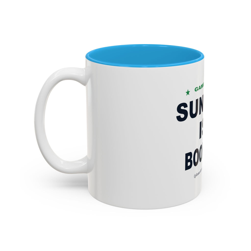 Sunday Is Booked Two-Tone Mug