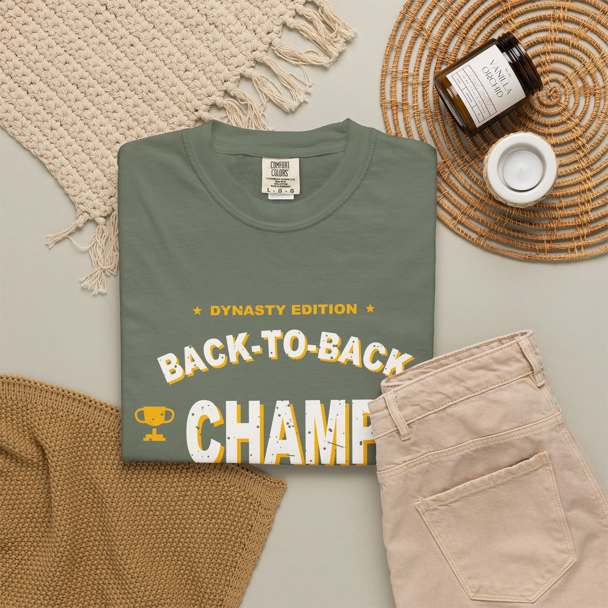 Back-To-Back Champ (In My Dreams) Heavyweight Garment-Dyed Tee