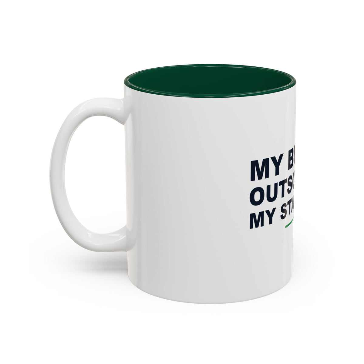 My Bench Outscored My Starters Two-Tone Mug