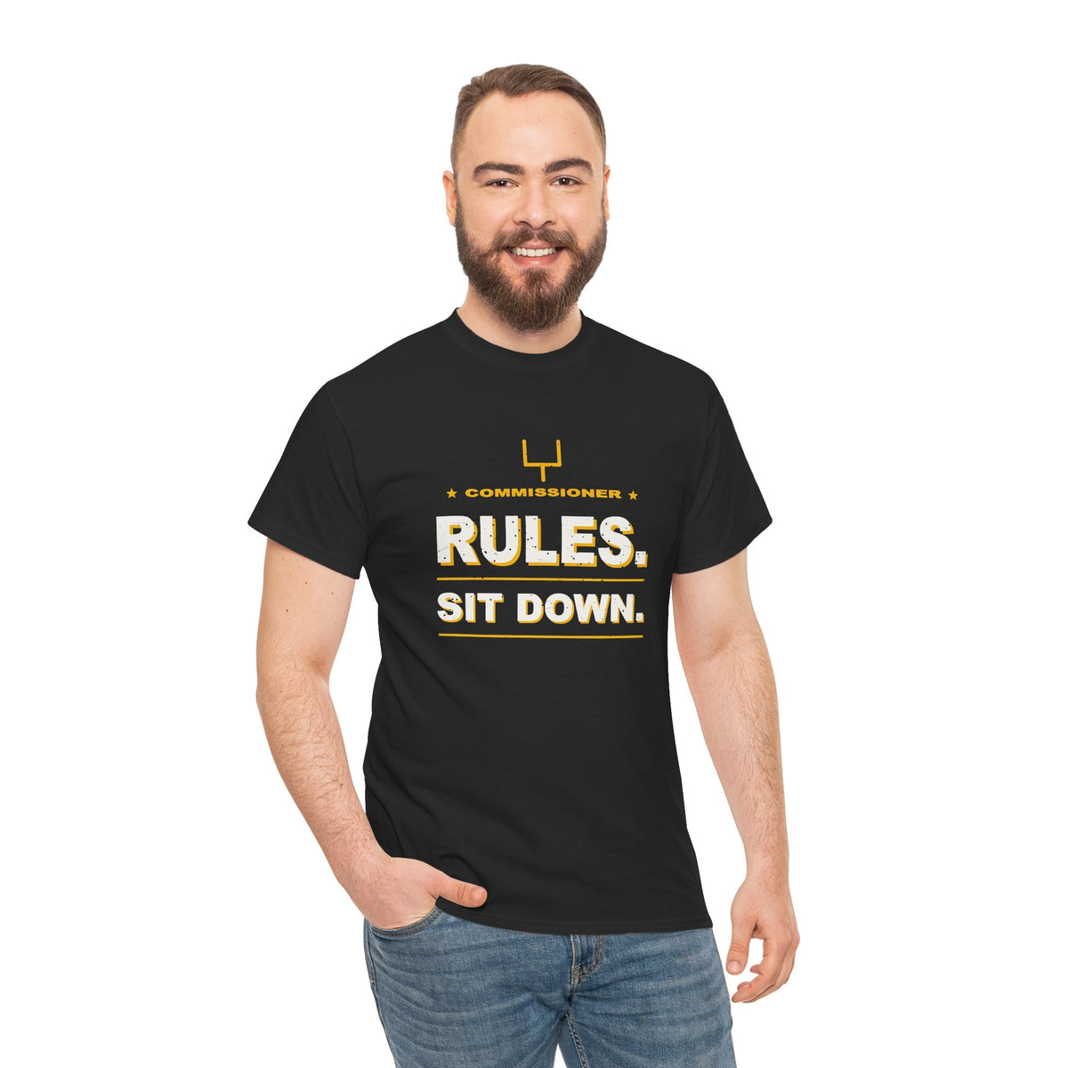 Commissioner Rules. Sit Down. T-Shirt