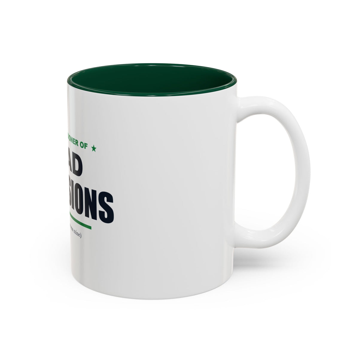 Commissioner Of Bad Decisions Two-Tone Mug