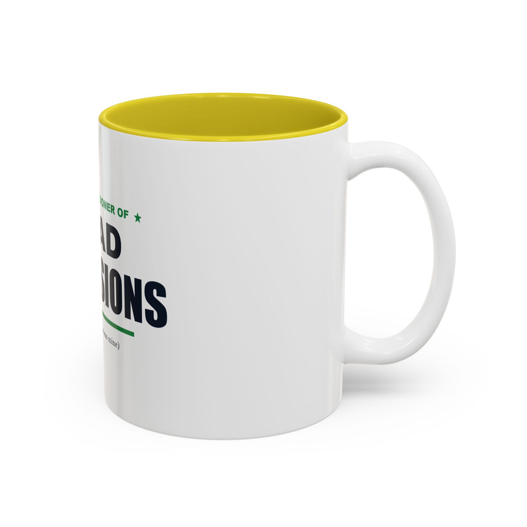 Commissioner Of Bad Decisions Two-Tone Mug