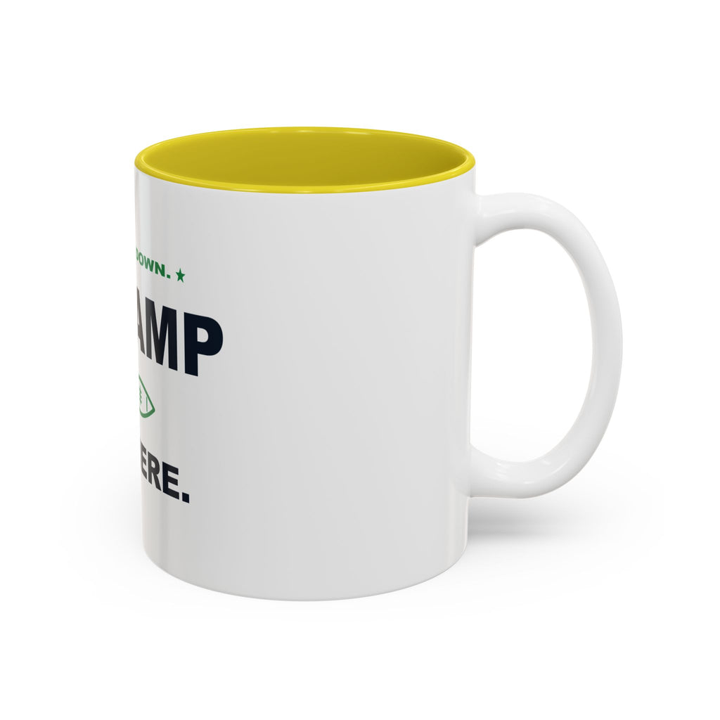 Bow Down. Champ Is Here. Two-Tone Mug