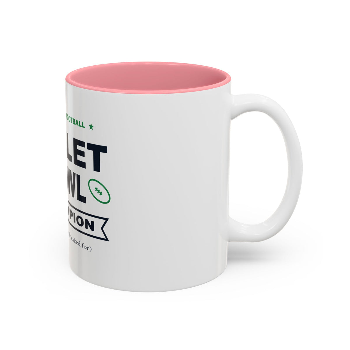Toilet Bowl Champion Two-Tone Mug
