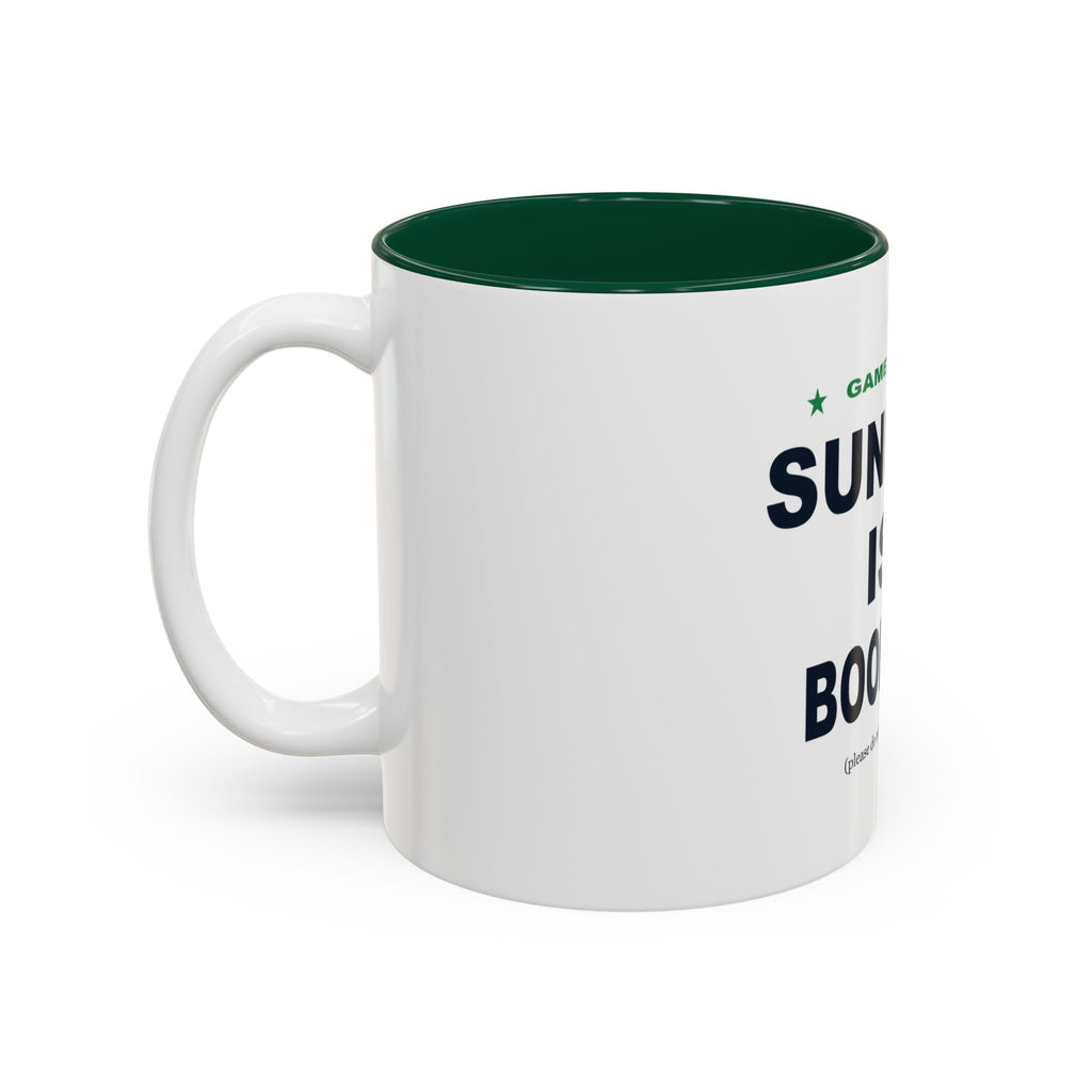 Sunday Is Booked Two-Tone Mug