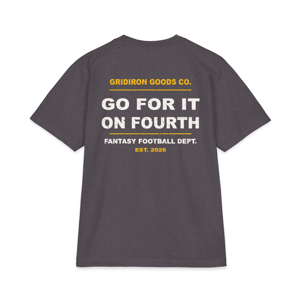 Dad Voice, Fourth Down Edition Max Heavyweight Oversized Tee