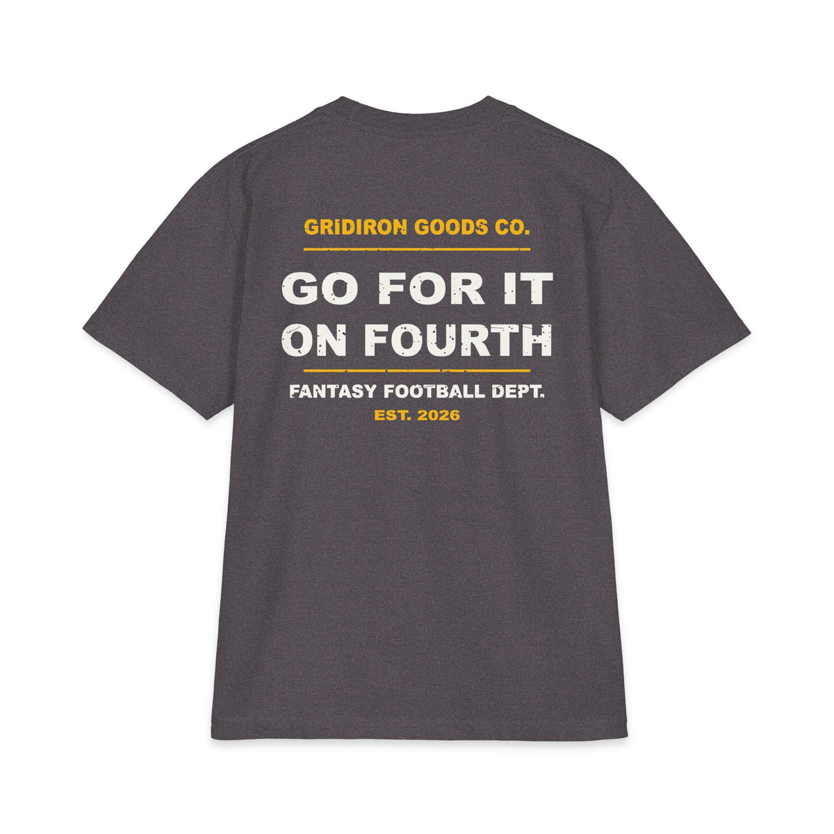 Dad Voice, Fourth Down Edition Max Heavyweight Oversized Tee
