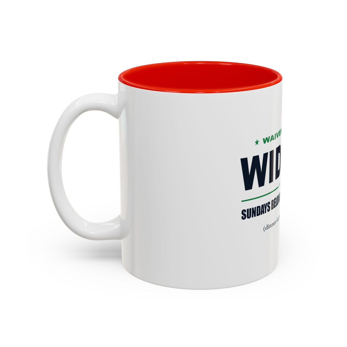 Waiver Wire Widow Two-Tone Mug