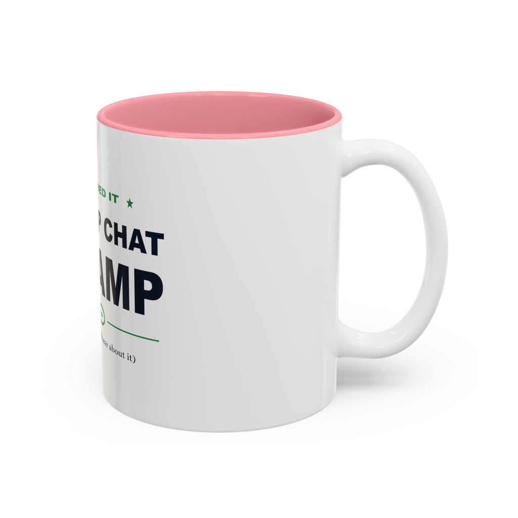 Group Chat Champ Two-Tone Mug