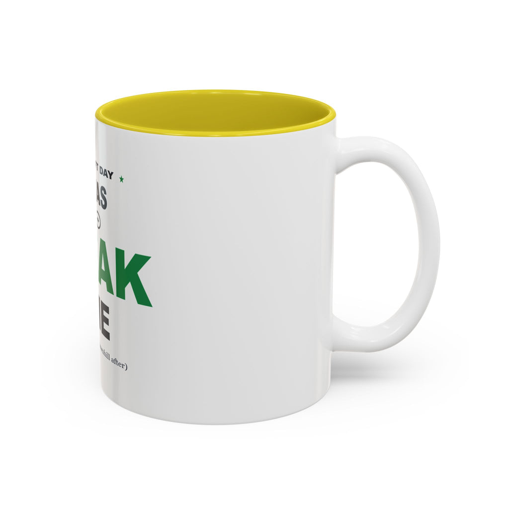 Draft Day Was Peak Me Two-Tone Mug