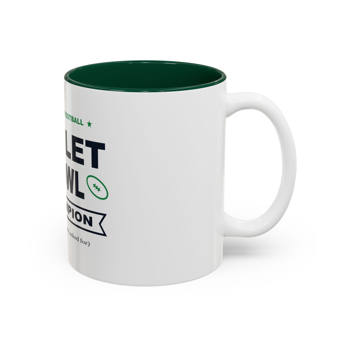 Toilet Bowl Champion Two-Tone Mug