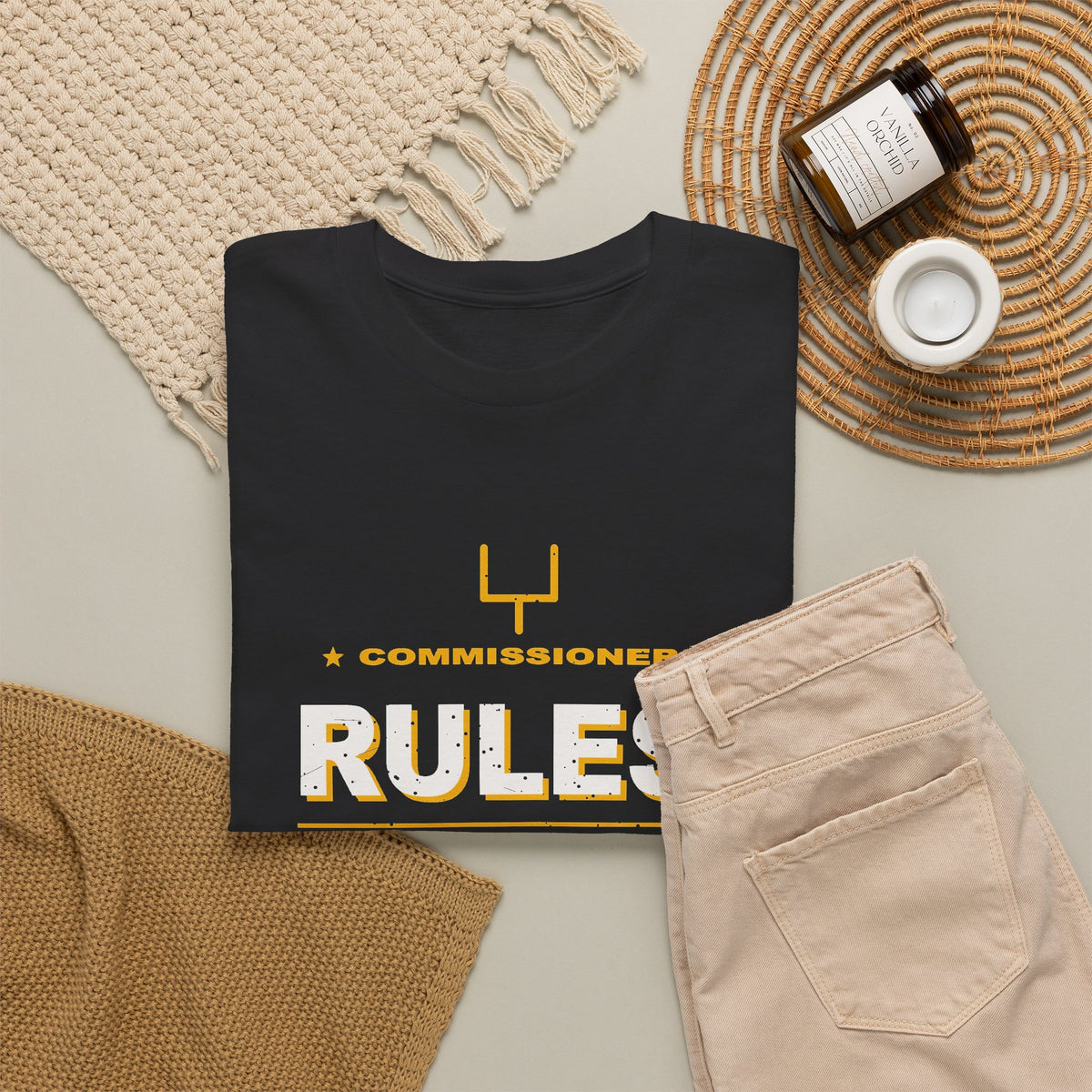 Commissioner Rules. Sit Down. T-Shirt