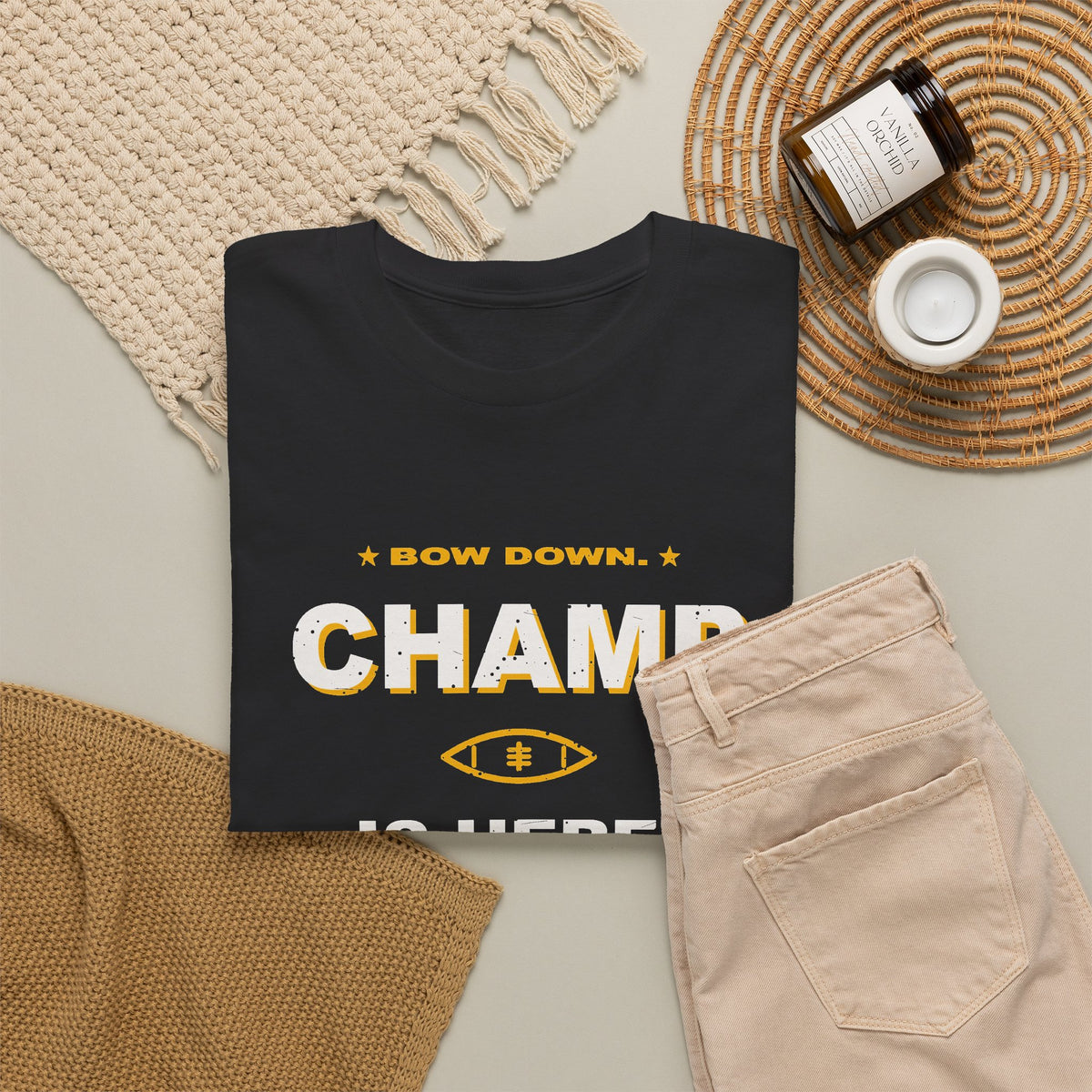 Bow Down. Champ Is Here. T-Shirt
