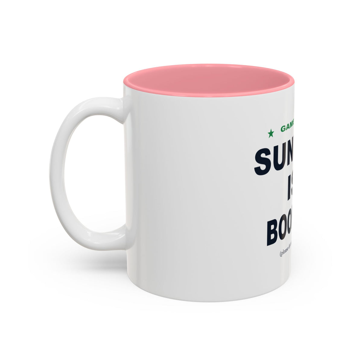 Sunday Is Booked Two-Tone Mug