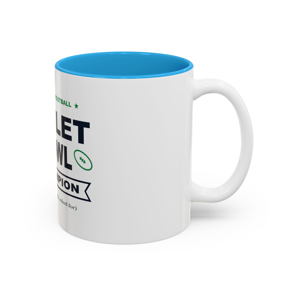 Toilet Bowl Champion Two-Tone Mug