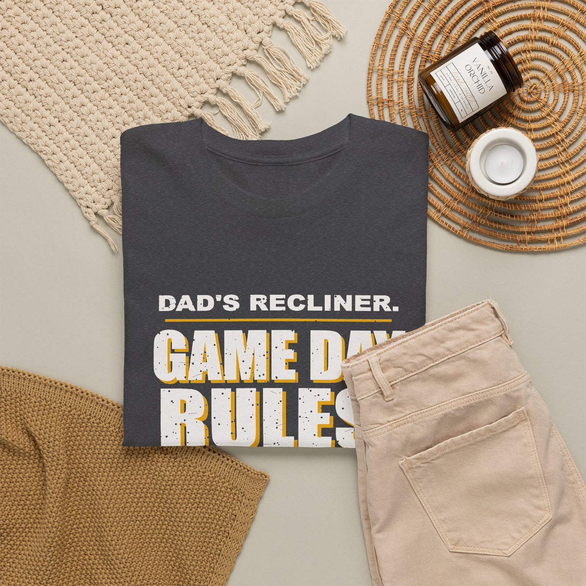 Dad's Recliner. Game Day Rules. T-Shirt