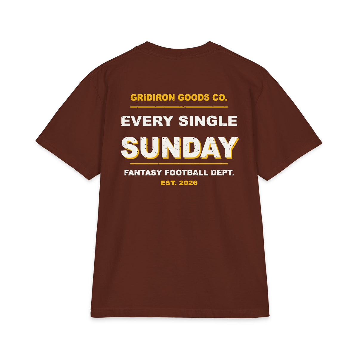 Set My Lineup. Ruined My Sunday. Max Heavyweight Oversized Tee