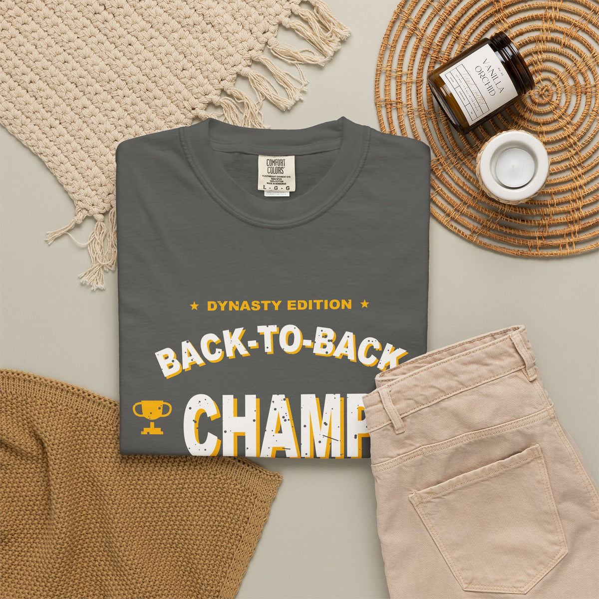 Back-To-Back Champ (In My Dreams) Heavyweight Garment-Dyed Tee