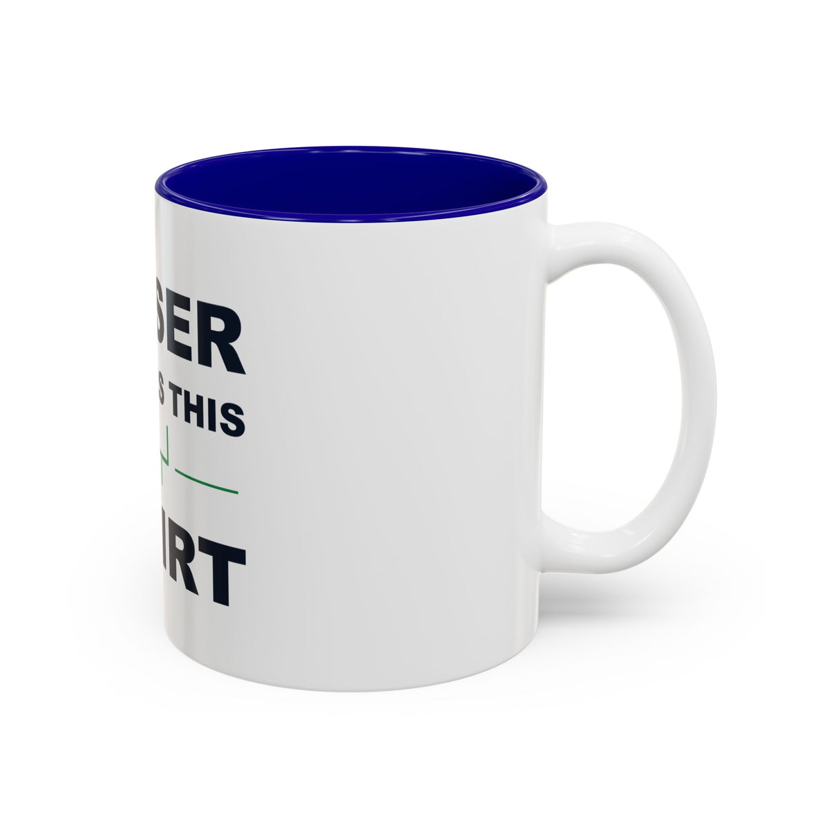 Loser Wears This Shirt Two-Tone Mug