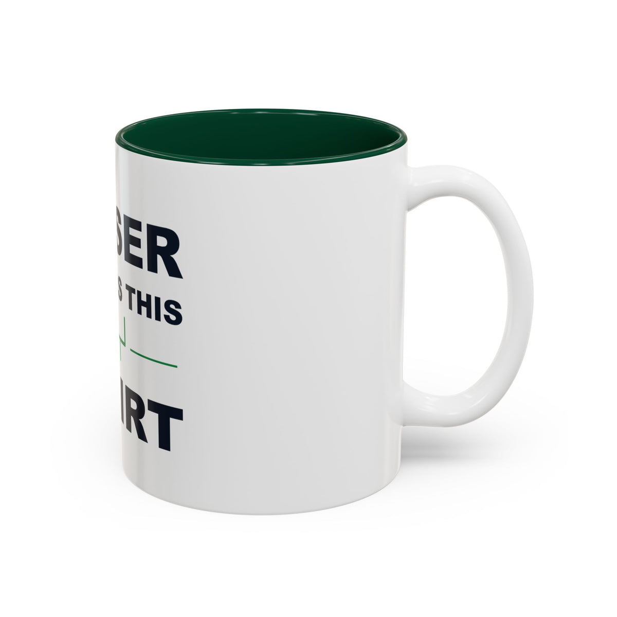 Loser Wears This Shirt Two-Tone Mug