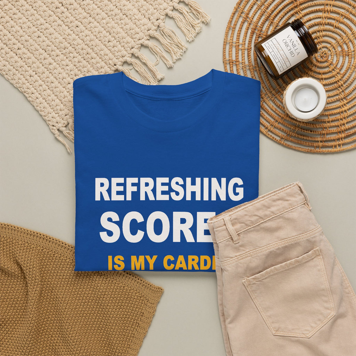 Refreshing Scores Is My Cardio T-Shirt