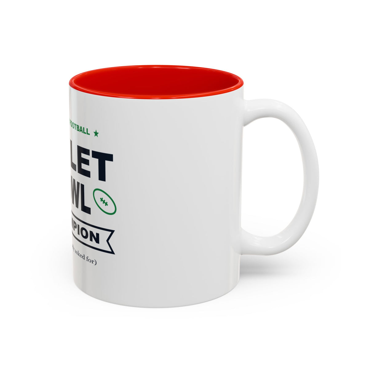 Toilet Bowl Champion Two-Tone Mug